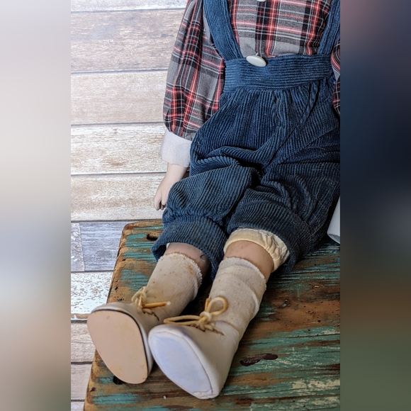 Vintage Jack & Jill Porcelain Dolls With Bucket - Picture 7 of 14